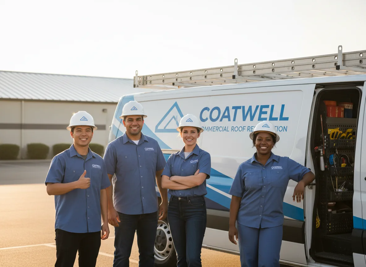 Commercial roof coating company in Seanor, PA